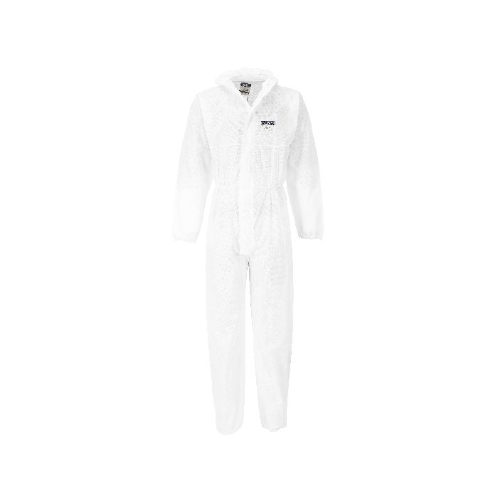 BizTex Coverall White – XXXL Size | DG063-W-XXXL | Disposable Protective Suit