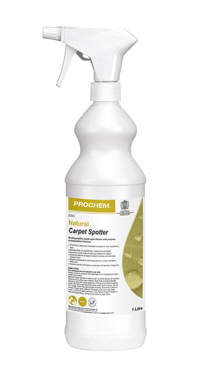 Prochem Natural Carpet Spotter 1L - plant-based carpet and upholstery spot cleaner.