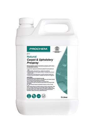 Prochem Natural Prespray 5L - E717‑05 | Plant‑Based Carpet Pre‑Spray Cleaner