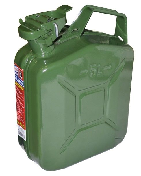 Faithfull Metal Jerry Can Green 5 litre FAIAUJERRY5
