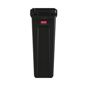 Slim Jim Bin Black with Venting 87L – CB310‑BK  FG354060BL | Rubbermaid Slim Jim Waste Container