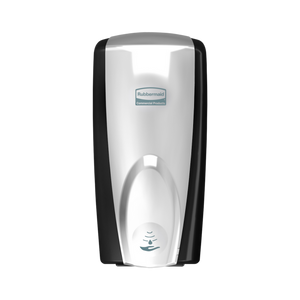 Rubbermaid AutoFoam Soap & Sanitiser Dispenser Black Chrome - FG750411 | Touch‑Free Hygienic Dispenser