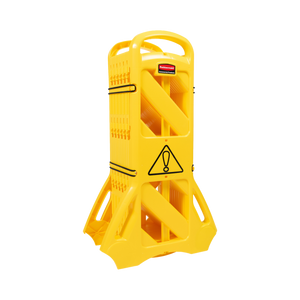 Rubbermaid Portable Barrier System - FG9S1100YEL - HM013 | Expanding Safety Barrier