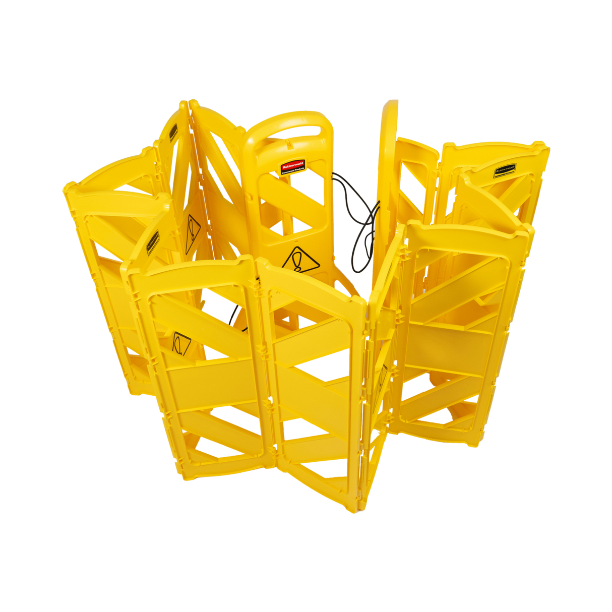 Rubbermaid Portable Barrier System - FG9S1100YEL - HM013 | Expanding Safety Barrier