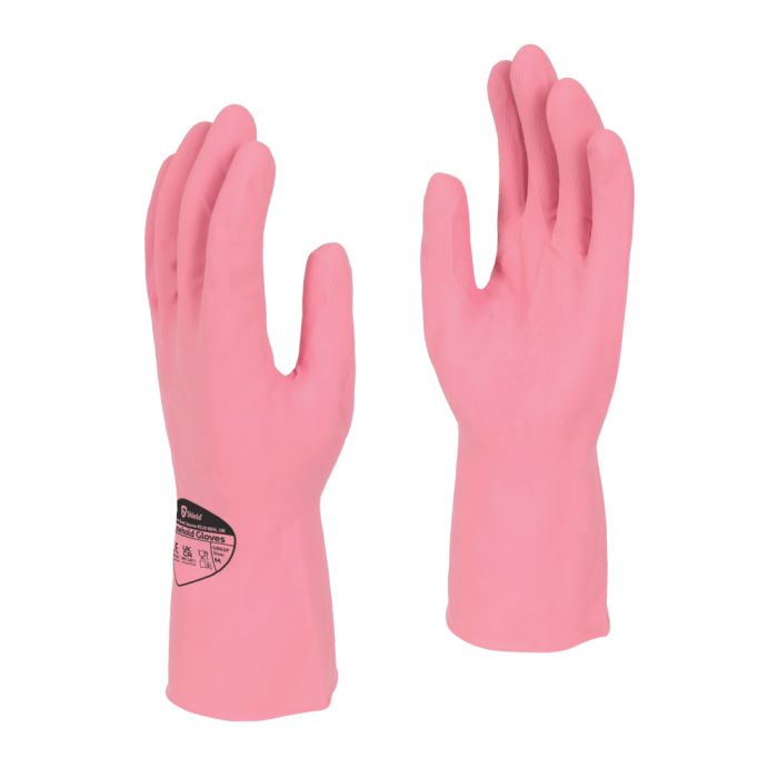 Household Rubber Gloves Medium Pink DG040-P-M GR03