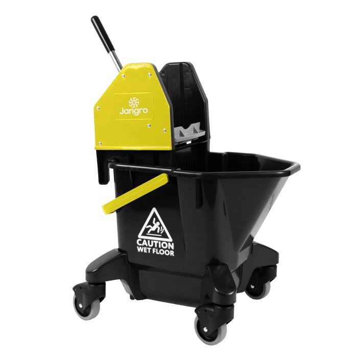 Jangro TC20 Enviro Combo Bucket/Wringer - Yellow, Eco-Friendly Cleaning | S0332294 HB008-YJANG