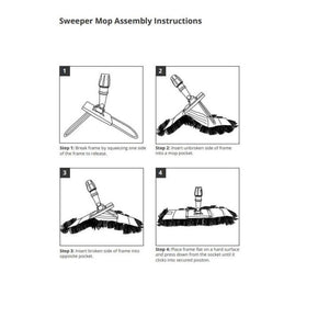 Sweeper Complete 24"/60cm Blue - Dust Beater | HE131-B