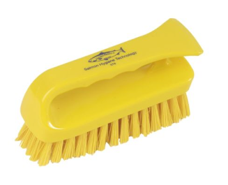 Hand Scrubbing Brush PlasticYellow HN075-Y ST8Y