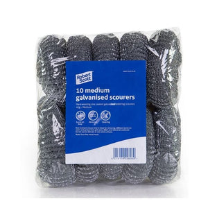 Galvanised Steel Scourer 40g - HL075 | Heavy-Duty Cleaning Pad