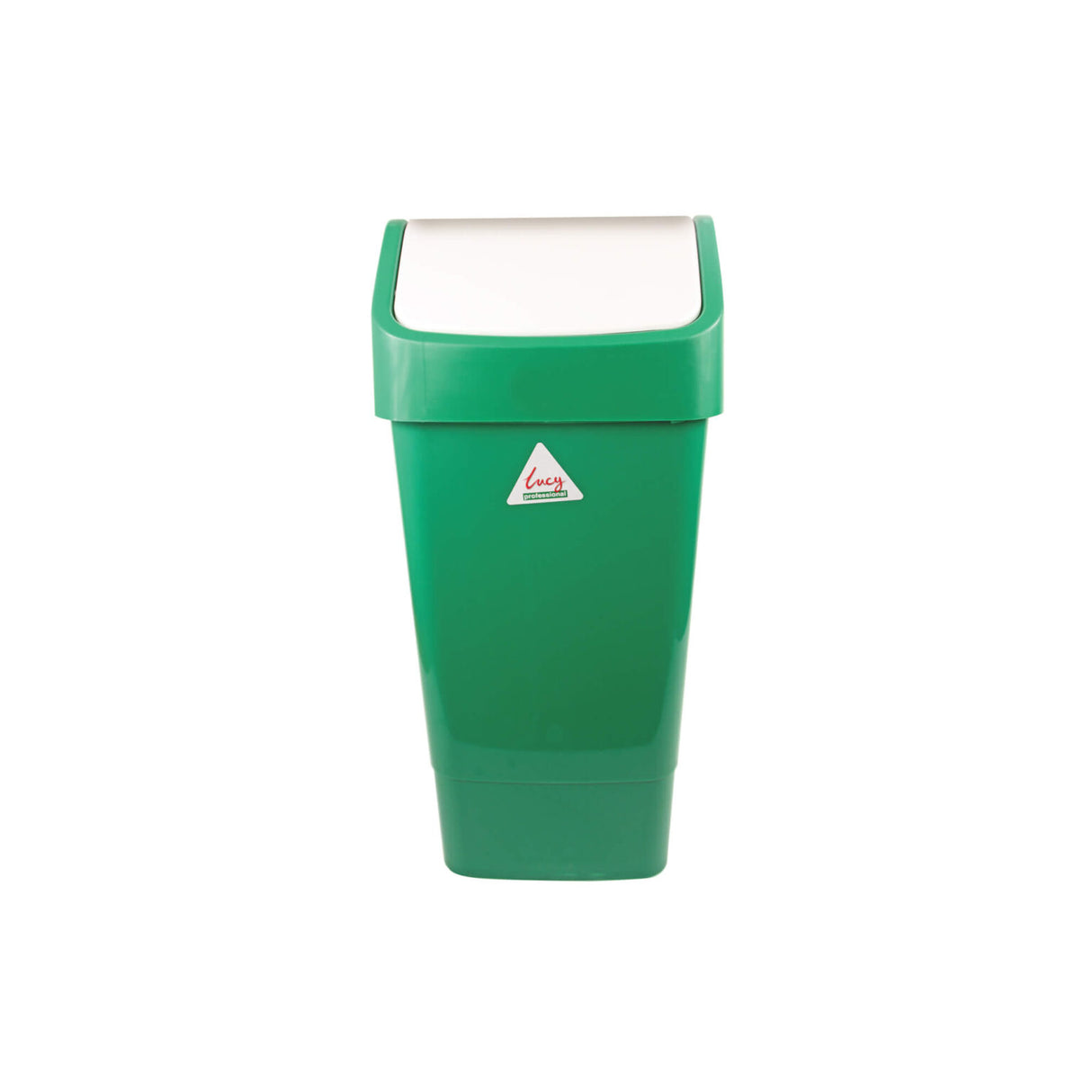 Lucy Indoor Swing Bin 50L Green - L3003293 - CL032‑G | Durable Swing‑Top Waste Bin