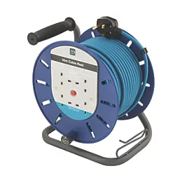 Masterplug HDCT4513BQ/4-XD 13A 4-Gang 45m Cable Reel 240v