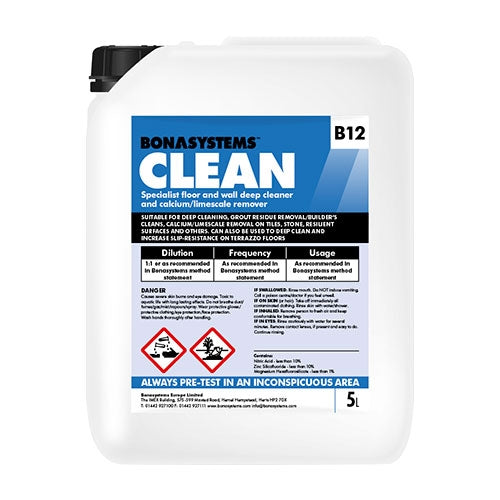 Bona Systems Clean Descaling Cleaner B12 5L