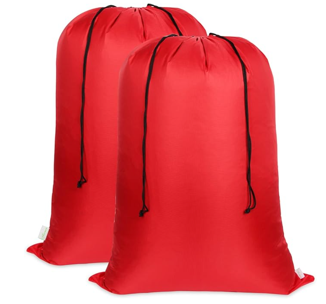 Reuseable Laundry Bag RED Large 37" x 47"
