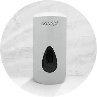 SOAP2o Porcelain White 800ml Manual foam soap dispenser