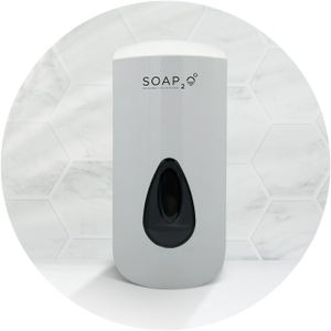 SOAP2o Porcelain White 800ml Manual foam soap dispenser