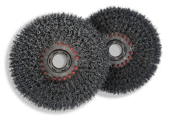 Pair of 244NX Long Life Brushes for cleaning and maintenance tasks.