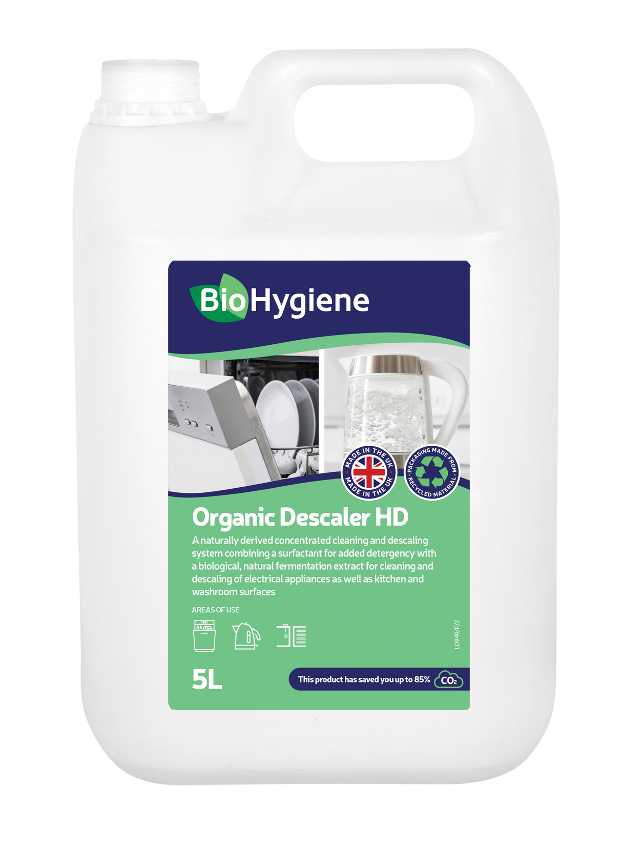 BioHygiene Organic Descaler HD 5L - Heavy Duty & Eco-Friendly