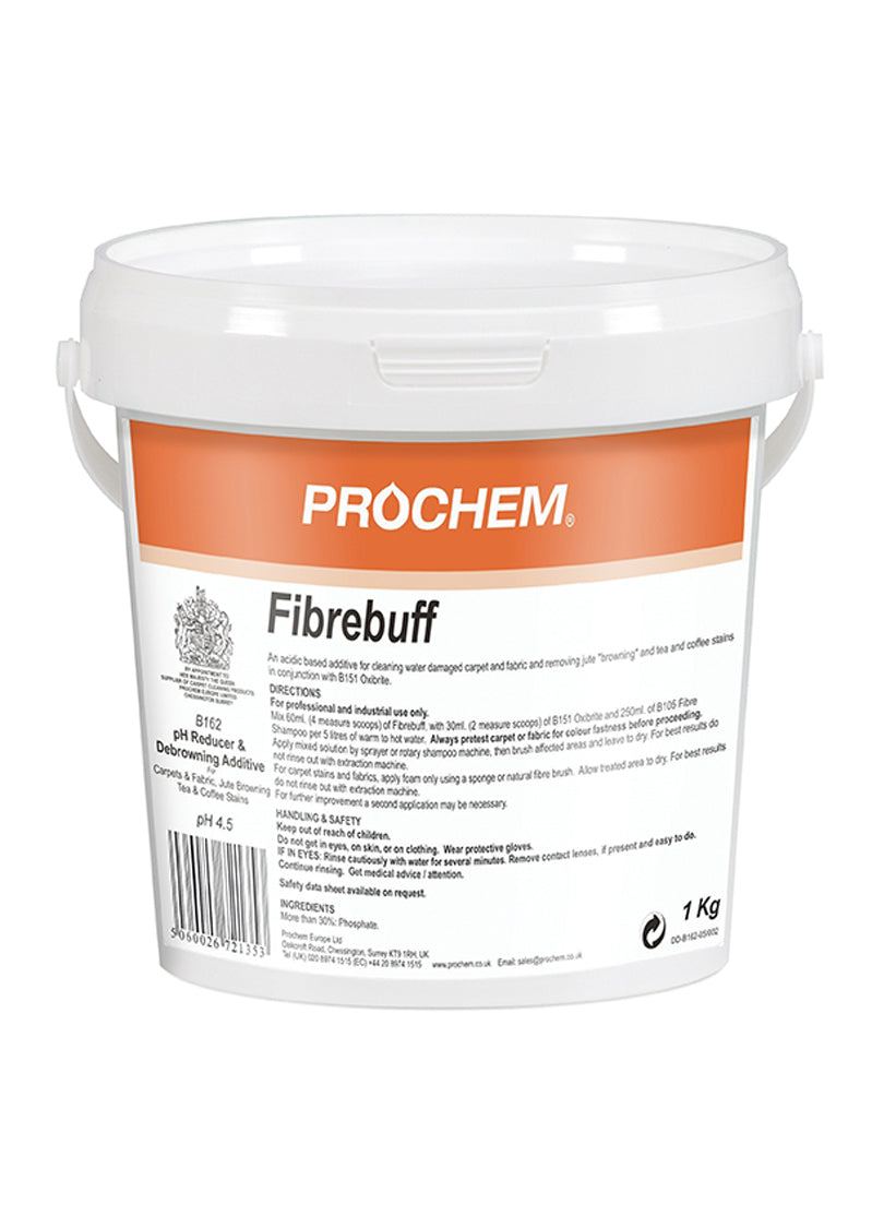 Prochem Fibre Buff – professional carpet dry powder cleaner and refresher packaging.