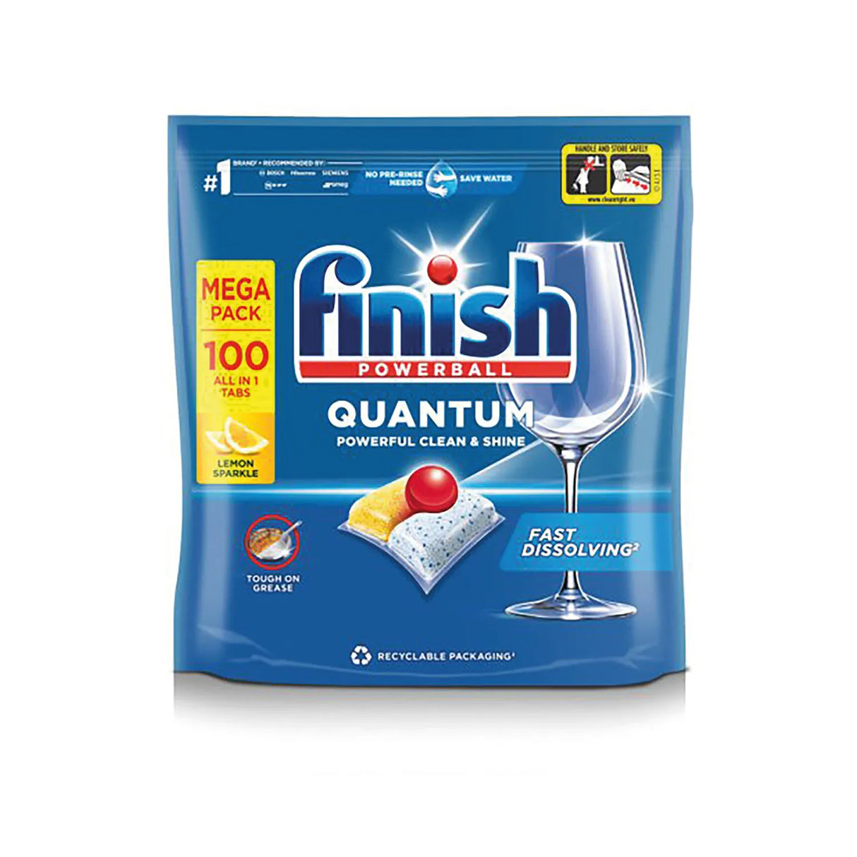Finish Quantum Powerball All In One 100 pack