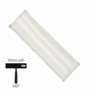 MST Microfibre Pad White x5 - S0176000 | High‑Absorbency Flat Mop Pads