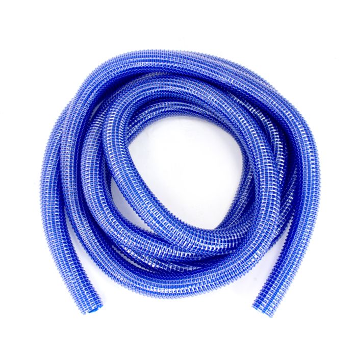 Skyvac Wire Reinforced 5m Vac Hose Blue no cuffs