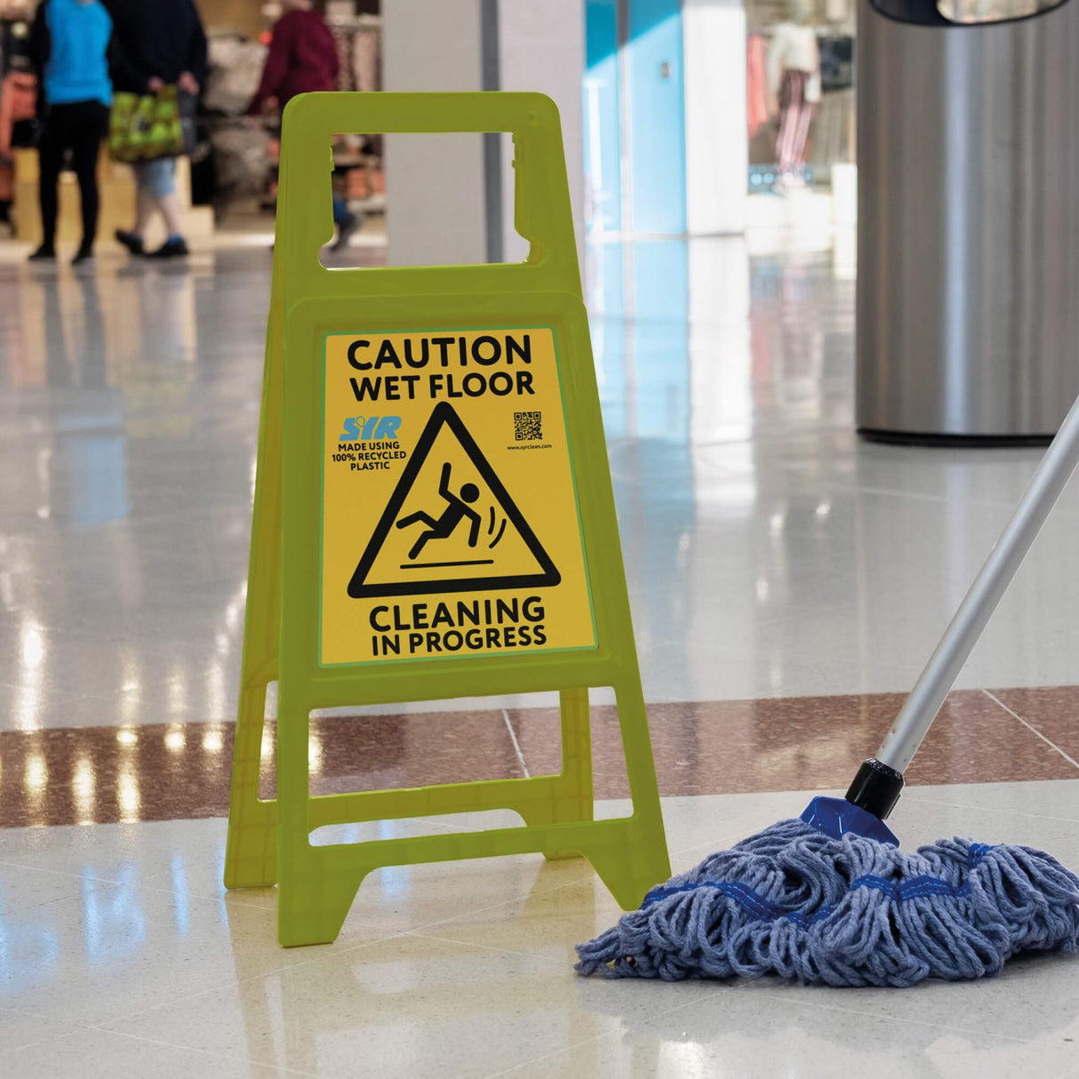 Recycled Safety Floor Sign A Frame - S0340000 HM002