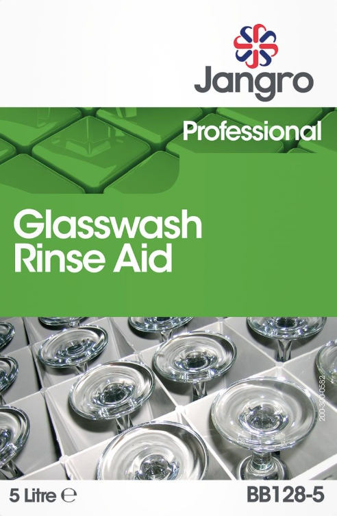 Jangro Professional Glasswash Rinse Aid 5Ltr - BB128-5