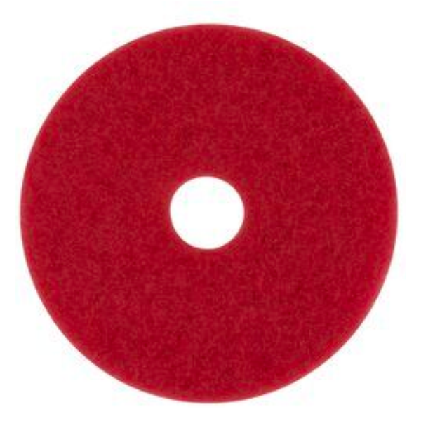 3M 16" Red Scotch brite Floor Pad 7100182728