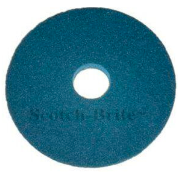 3M 17" Blue Scotch brite Floor Pad