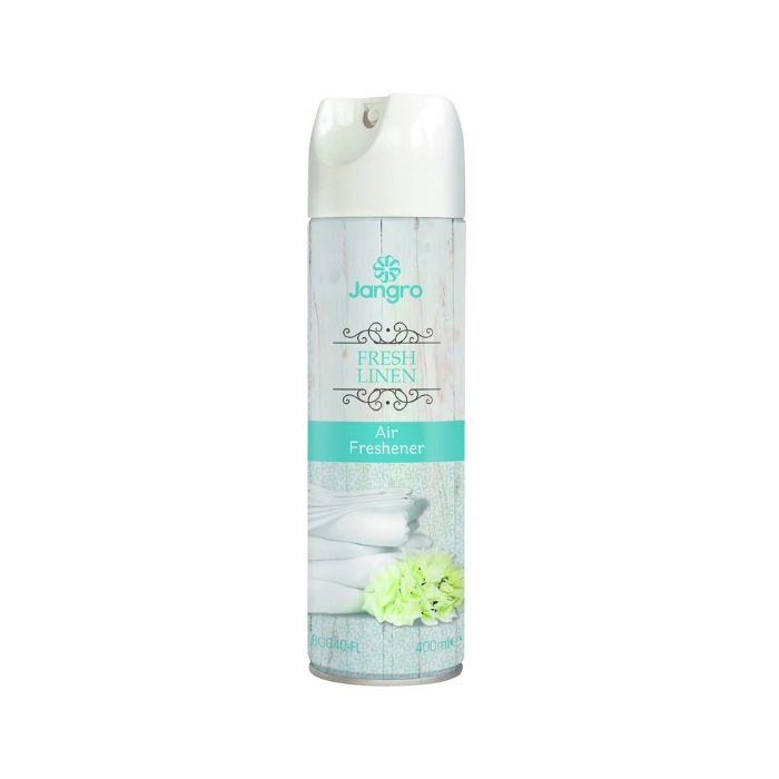 Jangro Air Freshener 400ml - Fresh Linen (BG040-FL) | Odour Control Spray