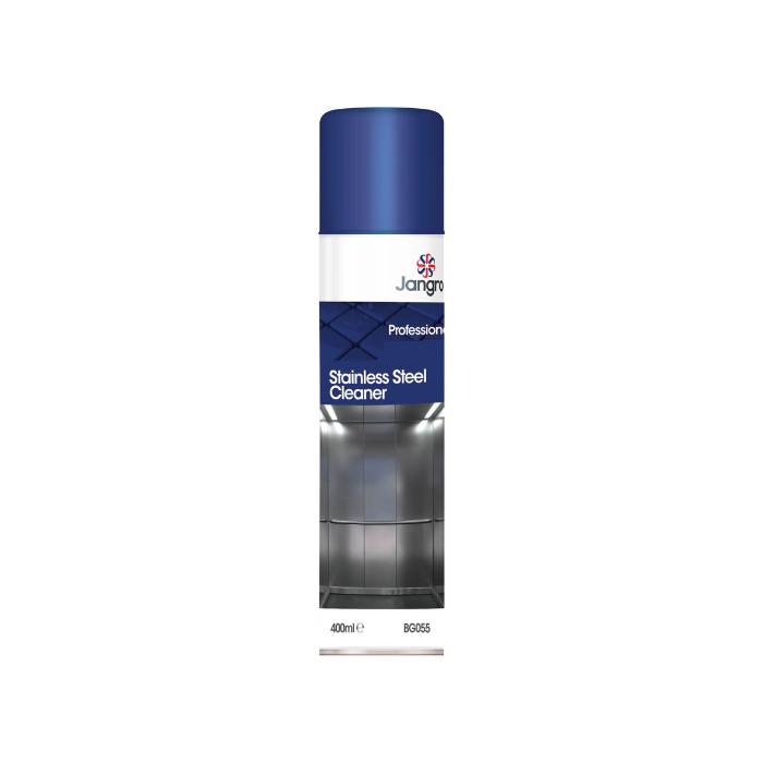 Jangro Stainless Steel Cleaner & Polish 400ml - BG055 | Professional Shine