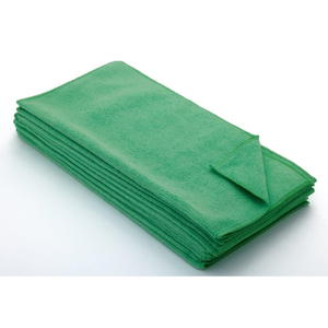 Jangro Microfibre Green Single Cloth 40x40cm CG106-G1 - MIC 07 G 230GSM