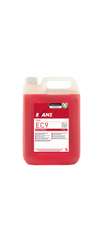 Evans EC9 Washroom Cleaner & Descaler 5L | A057EEV2 | Powerful & Eco-Conscious Cleaning