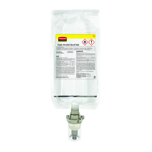 Rubbermaid Alcohol Plus Hand Rub Sanitiser Refill 1000ml x 5