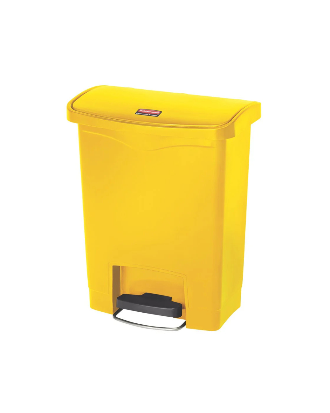 Slim Jim Step‑On Front Pedal Yellow 30L - CB170‑Y 1883573 | Hands‑Free Rubbermaid Waste Bin