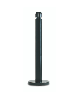 Smoking Ashtray Pole Bin Black - CB216 | Outdoor Cigarette Disposal Bin