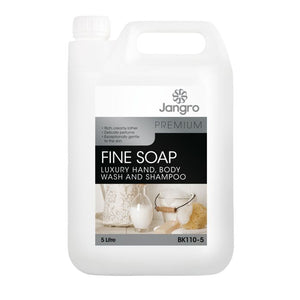 Jangro Premium Fine Hand & Body Soap White 5L BK110-5 - A194EJA2