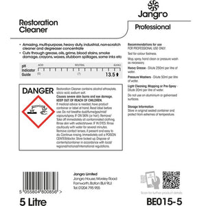 Jangro Restoration Cleaner 5L – BE015-5 | Heavy-Duty Floor Cleaner