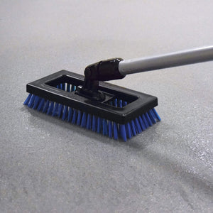Swivel Deck Brush with Blue Bristles | Heavy‑Duty 920035