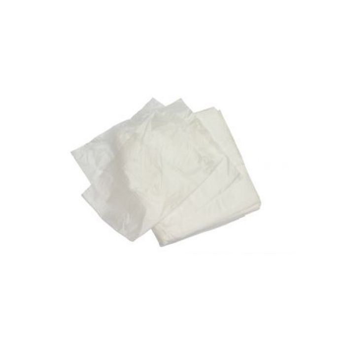 Jangro White Square Bin Liners – pack of 1000 liners.