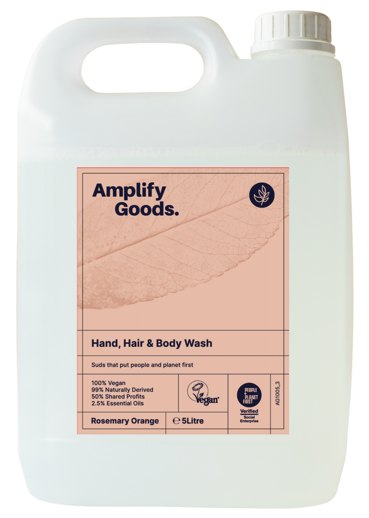 Amplify Goods Scented Hand, Hair & Body Wash 5L