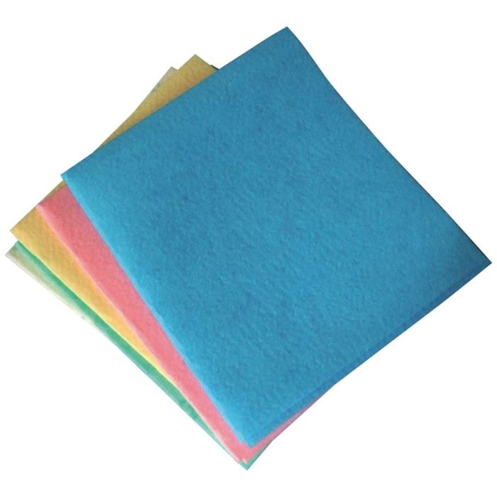 Heavy Duty All Purpose Cloths x10 Blue - CG006‑B | Strong Reusable Cleaning Cloths