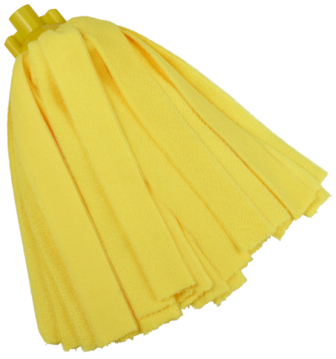 37006 VIKAN Microfiber socket mop YELLOW, 200g