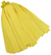 Vikan Microfibre Socket Mop in yellow, designed for professional cleaning.