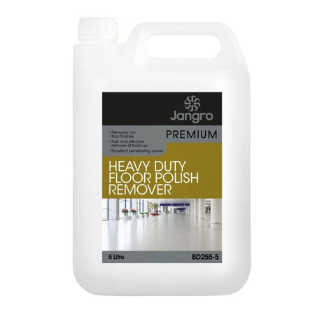Jangro Premium Heavy Duty Floor Polish Remover – 5 litre bottle packaging.