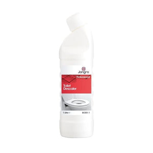 Jangro Toilet Descaler 1L – bottle packaging for toilet cleaning.