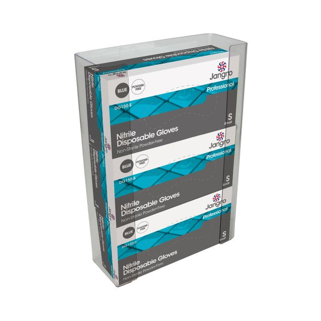 Triple Glove Box Holder DG251 – wall-mounted dispenser for nitrile disposable gloves.