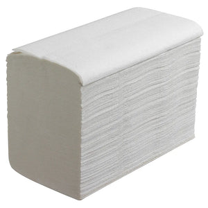 Scott Essential Hand Towel 1x3600 AE502-W - 6669, stacked white paper towels.
