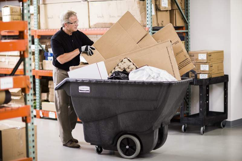 Rubbermaid Tilt Truck 600L Heavy Duty - FG101100BLA | High‑Capacity Industrial Tilt Truck