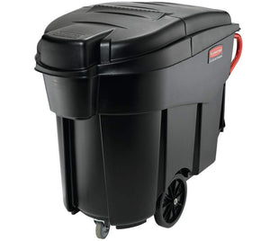 Rubbermaid Mega BRUTE Mobile Waste Collector 450L Black - FG9W7300BLA | High‑Capacity Commercial Waste Cart